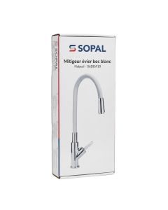 Mitigeur évier bec blanc SOPAL - Prix Tunisie | Arkan.tn