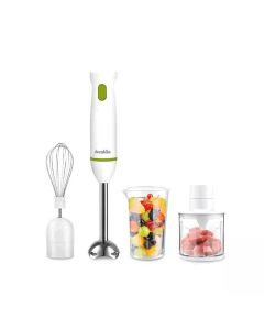 Mixeur plongeant DECAKILA - KEJB038W - 600W - 4 en 1 - Noir