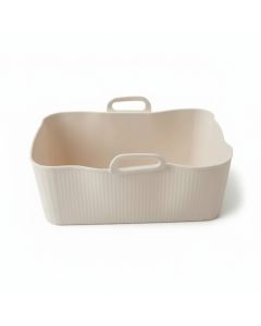 Moule Air Fryer - silicone - rectangulaire - beige