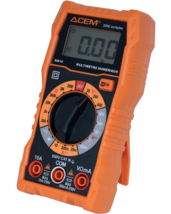 ACEM MULTIMETRE NUMERIQUE DM10 600V AFFICHER: 2000 COMPTES