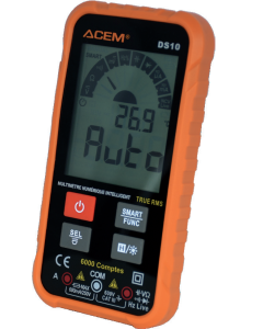 ACEM MULTIMETRE NUMERIQUE INTELLIGENT DS10 600V AFFICHER 6000 COMPTES