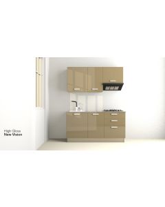 Cuisine linéaire 165CM -BRICO KITCHEN-New Vision