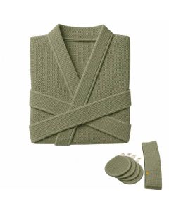 Peignoir de bain femme MON AURA - VCD545 - Vert