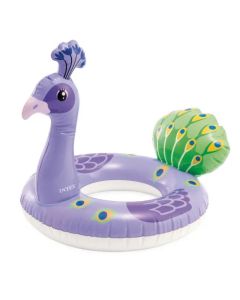 Bouée enfant tête d'animal INTEX - Paon - 3 à 6 ans
