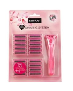 Rasoir femme SENCE - Lames de rasoir triples