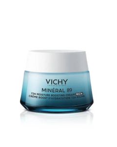 Vichy Minéral 89 Crème Riche 50ml - Soin Hydratant Visage