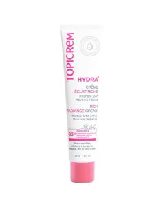 Topicrem Crème Ultra-Hydratante Visage Riche 40 ml - Peaux Sèches