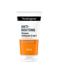 Neutrogena Anti-Boutons 2en1 Nettoyant & Masque 150ml - Peau