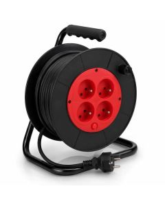 Enrouleur 50m 4 Prises avec Disjoncteur -... | Arkan.tn