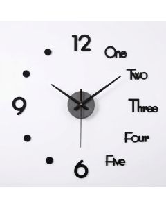 Horloge Murale Moderne Chiffres Lettres -... | Arkan.tn