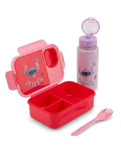 Lunch Box Stitch + Gourde 500ml - Prix Tunisie | Arkan.tn