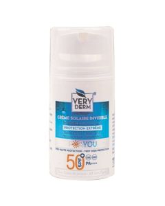 Veryderm Écran Solaire Invisible SPF 50+ 50ml - Haute Protection