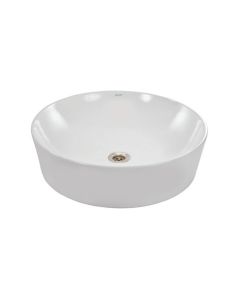 Lavabo à poser opal bords fins blanc brillant 48x48x13.5 mm - JAQUAR