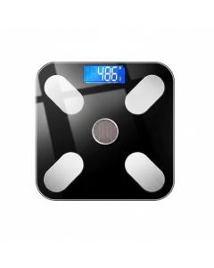 Pèse-personne VejiA Bluetooth - 26×26 cm - Noir