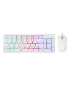 PACK Baracuda CLAVIER+SOURIS  BGC-012ORCABLANC