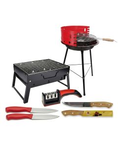 Pack Aïd 1 : 2 Barbecues + Aiguiseur + 4 Couteaux