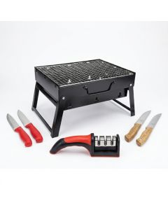 Pack Aïd 3 : Barbecues + Aiguiseur + 4 Couteaux
