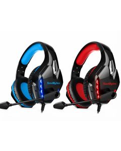 Pack de 2 Casques Gamer Bleu Rouge - Prix Tunisie | Arkan.tn