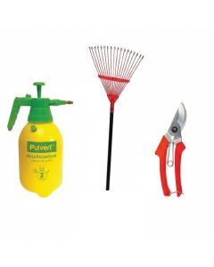 Pack Entretien 1 - Pulvérisateur 2 L + Balai à gazon + Sécateur 