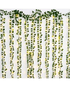 Pack Guirlande végétale LED - 12 brins - 10 m