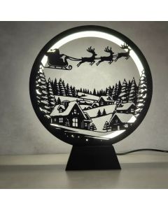 Panneau de Noël pour Lampe Annulaire - V1 - LED