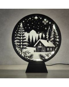 Panneau de Noël  pour Lampe Annulaire - V2 - LED