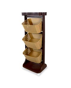 Tour de Rangement Multi-Usage "Pantry" – 4 Niveaux