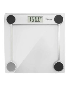 Pèse personne TRISTAR en verre transparent WG-2421