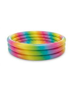 Piscine gonflable Intex - arc-en-ciel - 168x38 cm