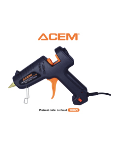Pistolet à Colle Chaude ACEM PC-100 - 100W