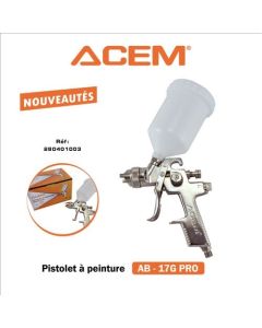 Pistolet de peinture PRO AB-17G 1.8 mm - ACEM