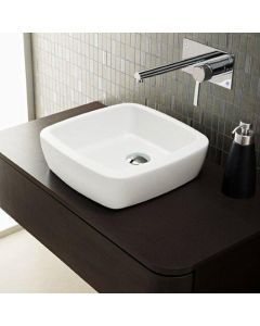 Lavabo a poser Sanitana UP CARRE  - Blanc