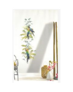 Sticker décoratif Caselio TROPICAL VERT Taille XL - D: 48x68 cm