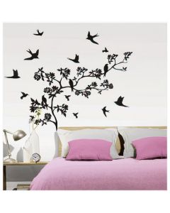 Sticker décoratif Caselio PARADISE NOIR Taille XL - D: 48x68 cm