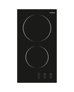 Plaque Vitro Électrique 2 Feux 30cm Noir -... | Arkan.tn