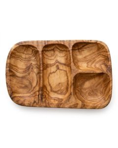 Plateau apéritif - bois d’olivier - 20x10 cm