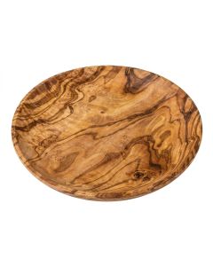 Plateau circulaire - bois d’olivier - Ø24 cm