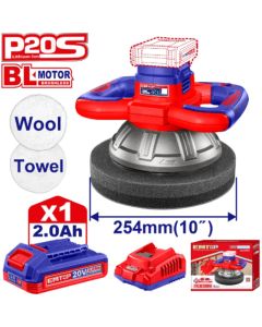 Polisseuse Brush EMTOP - ELOP2025481 - 254 mm - 1 x - 2Ah 