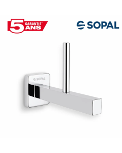 Porte Rouleau Papier Toilette SOPAL Ward SB46A04 — Chromé Brillant Laiton