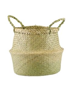 Panier en Jonc de Mer Tissé -  ARKAN BLOOM - Multi-Usage pour Plantes