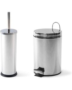 Ensemble poubelle 3L + brosse WC – Pratique et esthétique