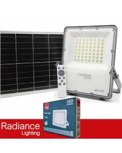 PROJECTEUR SOLAIRE LED 300W TK03 RADIANCE AVEC SON PANNEAU SOLAIRE