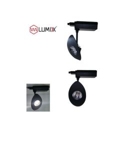 Projecteur led sur rail noir- 30W - Lumière blanche (6400k) - Lumix