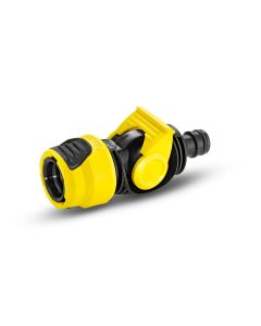 Raccord avec vanne de régulation 105 x 32 x 32 mm 2.645-198.0 Noir et jaune - KARCHER