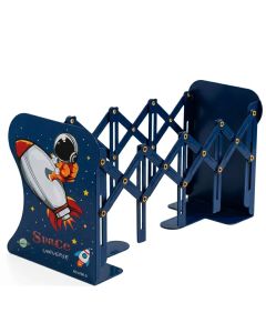 Range-livres extensible accordéon - Astronaute Space Universe - 50x19 cm