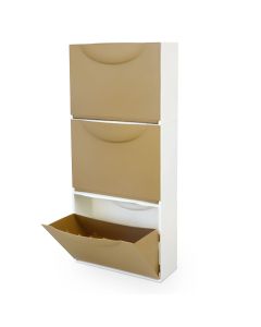 un meuble de rangement vertical à 3 niveaux