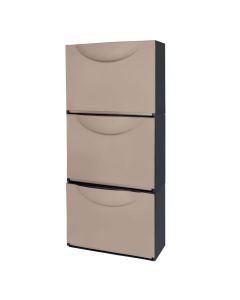 un meuble de rangement vertical à 3 niveaux
