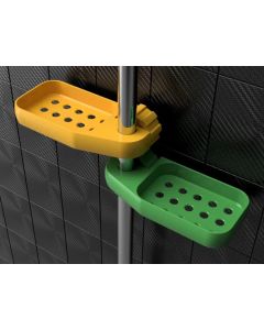 Porte-savon et shampoing