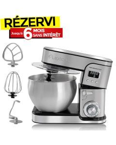 Robot Pétrin LEXICAL LMB-1837 7 Litres 1300W - Inox
