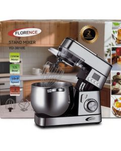 Robot Pâtissier - Florence - YD-3810E - 2200W - Bol 12L - 10 Vitesses + Pulse 